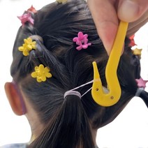 리빙블러썸 머리끈칼 고무줄칼 머리끈 커터 헤어끈 커터기 이지컷 육아필수템, 핑크