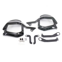 CRF 1000 L CRF1000L 아프리카 트윈 윈드 디플렉터 쉴드 핸드 가드 혼다 X ADV XADV 750 2016 용 핸드 프, 02 Transparent Black