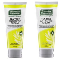 Thursday Plantation-Tea Tree Antiseptic Cream 써스데이플랜테이션 티트리 안티셉틱 크림 100g 2개