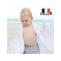 [보니숑] 프랑스 무형광 거즈블랭킷/오가닉 신생아속싸개/팬타그램/아기담요/유모차이불/출산, 상품선택:거즈블랭킷-캔디트리블루(무형광)