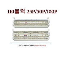 110블럭 원텐블럭 블럭단자대 25P 50P 100P(대은전자), 100P