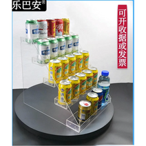 슈퍼마켓 편의점 아크릴 진열대 음료 껌 사탕 스낵 스토리지 쇼케이스 선반, L. 5단-41X39.5X높이39.7cm, 1개