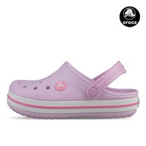크록스키즈 크록밴드 아동 주니어 아쿠아슈즈 샌들 발레리나핑크 207006-6GD, 207006-6GD:C13_190