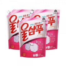 울샴푸 오리지널 리필 중성세제, 3개, 1300ml
