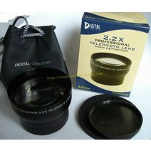 62mm canon nikon dslrslr 디지털 카메라용 2.2x 62mm 망원, m4  3