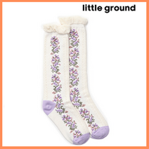 [리틀그라운드8] 룰라비(73A12-810-04)프릴플라워장말 아동양말 여아양말 기본양말 장말
