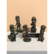 이스터 섬의 모아이 석상 장식품