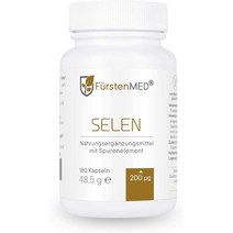 독일직구 Furstenmed 셀레늄 캡슐 200μg 자연유래 가용성을 나트륨 LENIT 180 비건캡스 독일산 무첨가물, 수량, 상세참조