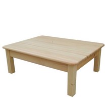 낮은목욕탕의자 원목 나무 찜질방 사우나 평상 의자, 단일 테이블 도색되지 않은 60x60x30