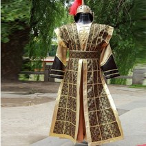 점사복 장군 갑옷 무대 공연 병사 사극 연극 의상, 180 D세트