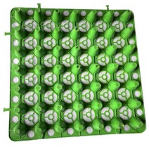 조경용배수판 드레인보드 바닥 배수판 옥상 2cm 5cm, 5CM[고]녹색배수판1칸신소재4장지오텍스타일