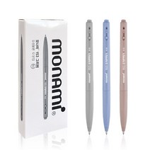 모나미 153 볼펜 그리퍼 0.5mm 12본입 1타 유성볼펜 필기구 사무실 오피스, 흑색