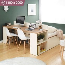 아리아퍼니쳐 올인원 책상형 수납침대 세트, 본품