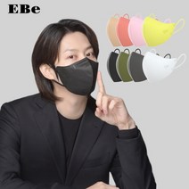 이비에 8컬러 KF94 마스크 10매 김희철 귀편한 새부리형 대형 중형 소형 초소형 세부리형, 연핑크(KF94), 10개