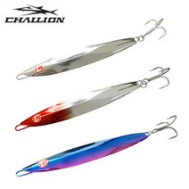 챌리온 지그 더 바이킹 CLJ-11 대삼치 슬로우메탈 크롬지그, 100g, 레인보우크롬