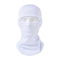 황사 마스크 고글 바라클라바 UV 방풍 후드 전술 스키 사이클링 야외 카모 낚시 하이킹 아이스 실크 비니 모자 빠른 건조, WHITE_54-60cm
