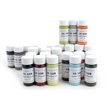 가죽공예 - 기리메 엣지코트 (무광-국산) 용량40ml 안전확인대상생활화학제품 환경부 승인, 스틸블루 313