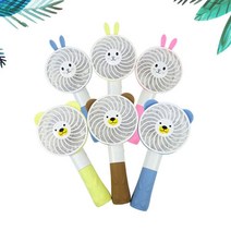 파인윈드 캐릭터 LED 핸디선풍기 FAN-103 랜덤발송, 랜덤색상, 곰