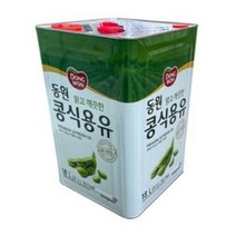 [마자킹] 동원 맑고 깨끗한 콩식용유 18L, 1개