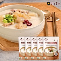 강강술래 한우 도가니탕 500g 5팩, 5개