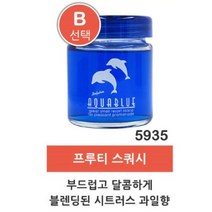 선물드림 아쿠아블루 AQUABLUE(4종 향선택) 일본직수입 오일겔타입 115ml 대용량(상온 90g) 일본차량용방향제 실내용방향제 일본방향제 환경부 초록누리 안전기준 적합상품, 1병, 선택-B 5935 (프루티 스쿼시)