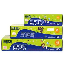 태화 크린팩 100매 위생백 비닐봉 투 곽 일회용봉지 _ 22092786EA, 쿠팡 3번샵 1