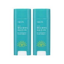 식물나라 산소수페이스앤바디보송선스틱 30g 2개입