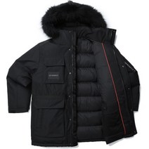 다이나핏 백화점 정품 편리한 수납기능 포켓 디자인의 경량 방한용 일상 블랙 색상 남성 패딩 자켓