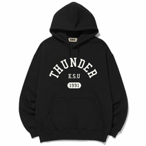ESU 남녀공용 썬더 후드티 대학 미국 thunder 캐쥬얼 티셔츠 맨투맨