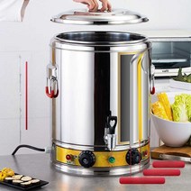 전기약탕기 스테인레스 절연 물통 죽통 식당 30L 100L, 붙지 않는 바닥 완전 가열 40리터(탭 없음)