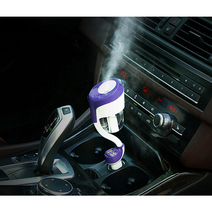 노필터 미니 가습기 필터없는 무필터 디퓨저 소형 차량용 시거잭, 퍼플