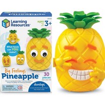 [러닝리소스] 파인애플 얼굴표정 감정표현 만들기 어린이집 활동 세트 Learning Resources Big Feelings Pineapple - 36 months ~ 6 year