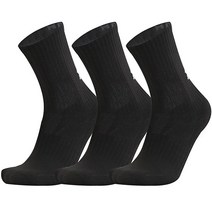1358345-001 언더아머 UA 코어 크루 3팩 양말, 상세설명 참조