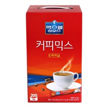 맥스웰하우스 커피믹스 오리지널 + 하루율무차 스틱 3입, 11.8g, 200개