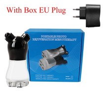 얼굴 피부 미용 리프팅 기계 메조테라피 얼굴 일렉트로포레이션 RF 무선 주파수 LED 광자 리프팅 조여 주름 제거 스킨 케어 마사지, 02 With Box EU Plug