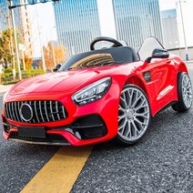어린이 2인승 전동차 벤츠 GT43 AMG 4륜구동 전동 자동차 아동 전동카, 그린