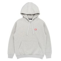 [케슬러] KESSLER - HOODED LOGO SWEATSHIRT (GRAY) 기모 후드 스웨트셔츠