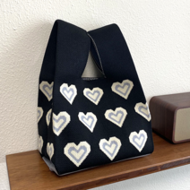 케이바바 여성 니트 미니백 에코백