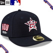[미국정품] 519681 스냅백 캡모자 MLB [휴스턴 애스트로스] 뉴에라 4th of July On-Field Low Profile 59FIFTY Fitted Hat - Navy