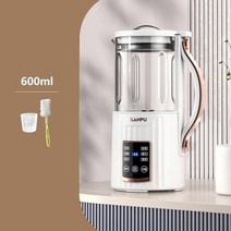 두유제조기 죽 메이커 푸드 이유식 선식 블랜더 800ml 다기능 기계 전기 과즙 기 휴대용 블렌더 믹서 그라인더 자동 가열 220v, 하얀, 유럽 ​​연합