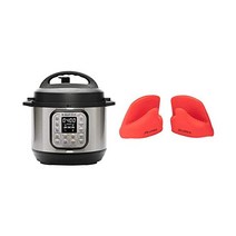 Instant Pot 듀오 미니 7-in-1 전기 압력솥 살균기 슬로우 쿠커 밥솥 찜기 소테 요거트 메이커 및 워머 2 8L(3쿼트) 11개의 원터치 프로그램 냄비 장갑