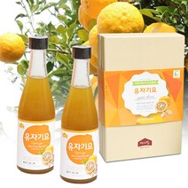 에덴식품 무농약 유자엑기스 유자기요(300ml 2개) 유자차 고흥유자차