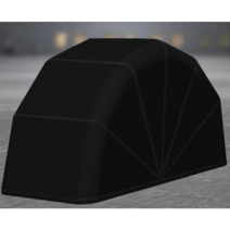 오토바이 간이 이동식 주차장 차고 바이크 사이클, 아연 도금 반자동 2.6x1.3x1.6cm