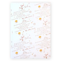 이룸팩(erumpack) 왁스페이퍼 어린왕자 유산지 샌드위치 햄버거포장지, 왁스페이퍼 스템프 250매