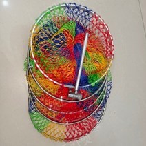 접이식 대형 수제 나일론편직 속건성 어망 그물망 살림망 고기망, 색상 45-4미터(가방 + 바늘 블록)