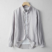 봄여름 아이스 리넨 셔츠 남 긴팔 와이드 비즈니스 캐주얼 면 마 셔츠 자외선 차단촌 여자셔츠코디 여성남방 여성블라우스 여자오버핏셔츠 여성롱셔츠 여자흰남방