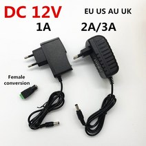ac 110v 220v to dc 12v 1a 2a 3a 변압기 전원 공급 장치 led 드라이버 어댑터 12 볼트 12 v 변환기 충전기 led 스트립 조명, 우리 플러그, 12v 3a 및 변환기
