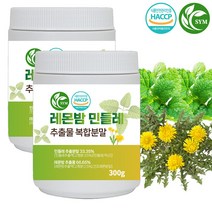 신영몰 레몬밤 민들레 추출 추출물 복합 분말 가루 300g, 2개