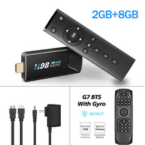 모니터 티비 컴퓨터용 usb 노트북 외장 위성 외장형 tv 수신 카드 원래 그래픽 저전력 비디오 많은 스팟h98 미니 스틱 4k 3d hd bt 2.4g5g wifi h313, 나는 플러그, 2g 8g g7bts
