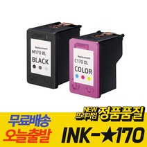 삼성 잉크 INK M170 C170 SCX-1360 SCX-1365 SL-J1760FW SL-J1760W 재생 잉크, 1개, 컬러